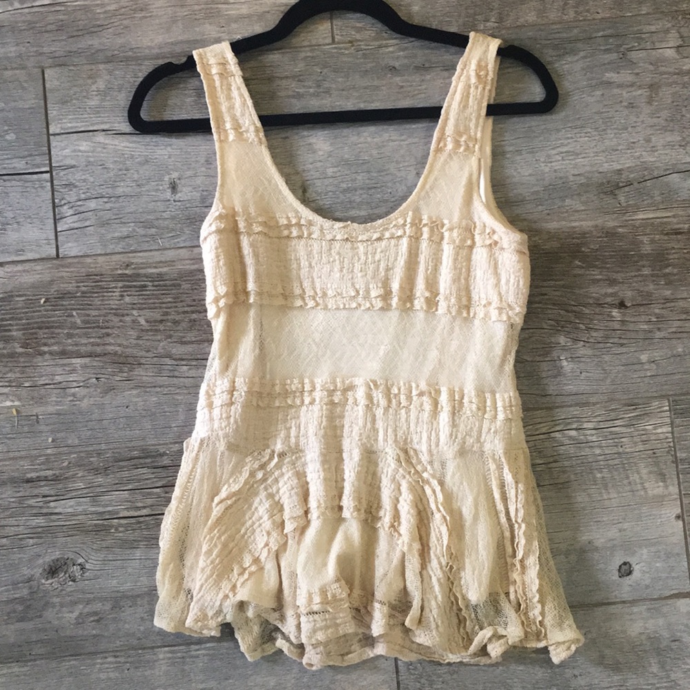 Gianni peplum tank